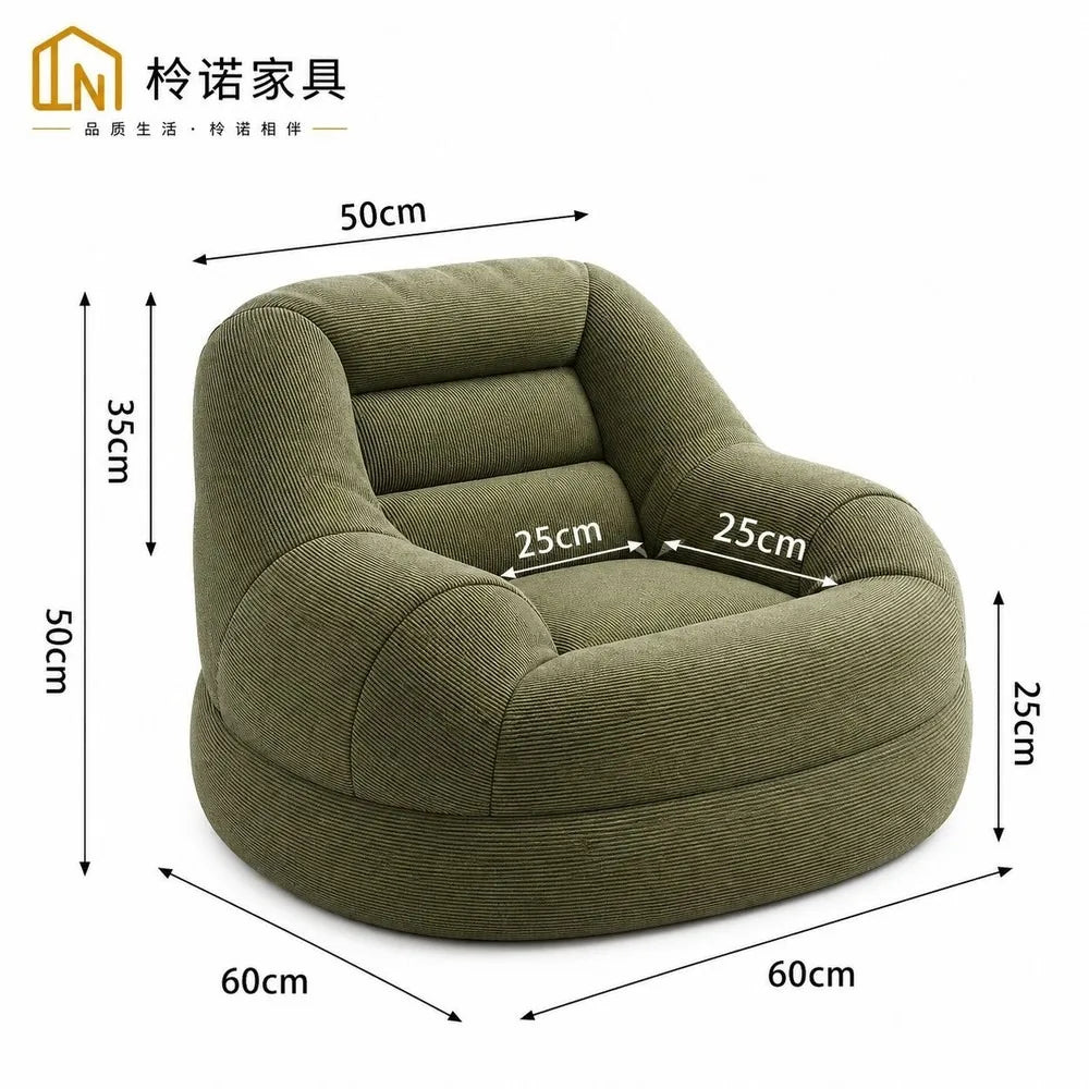 Folding Bean Bag Floor Seat