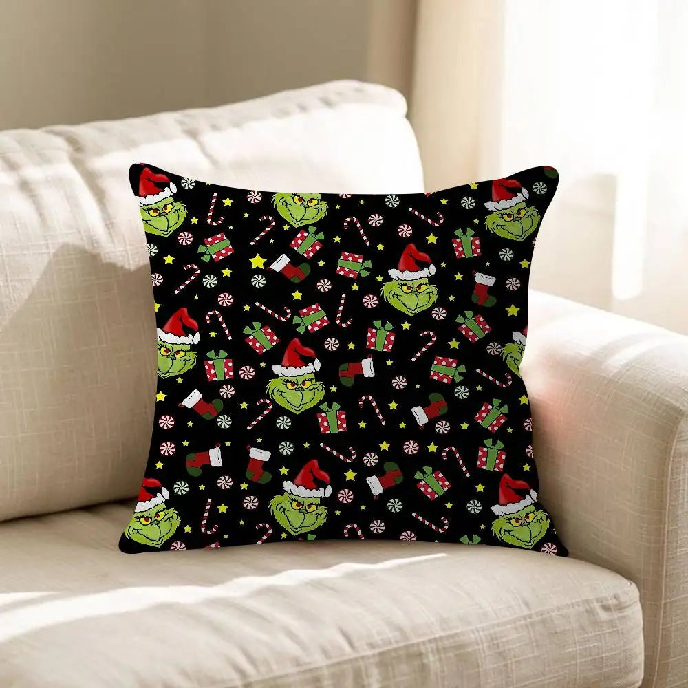 Grinch Christmas Pillow Case