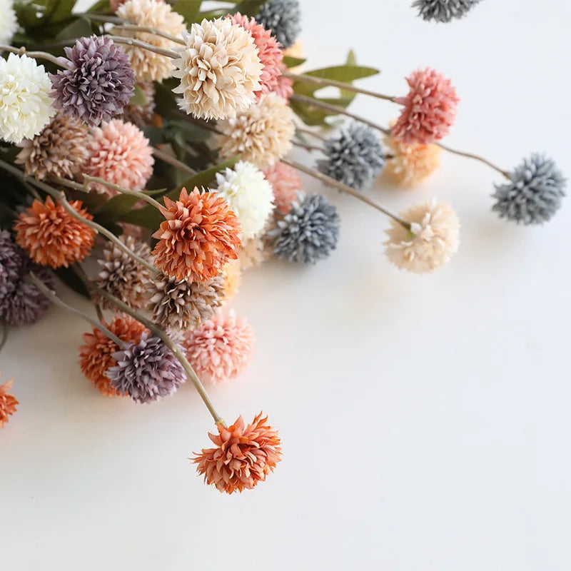 Faux Kiku Flower Bouquet