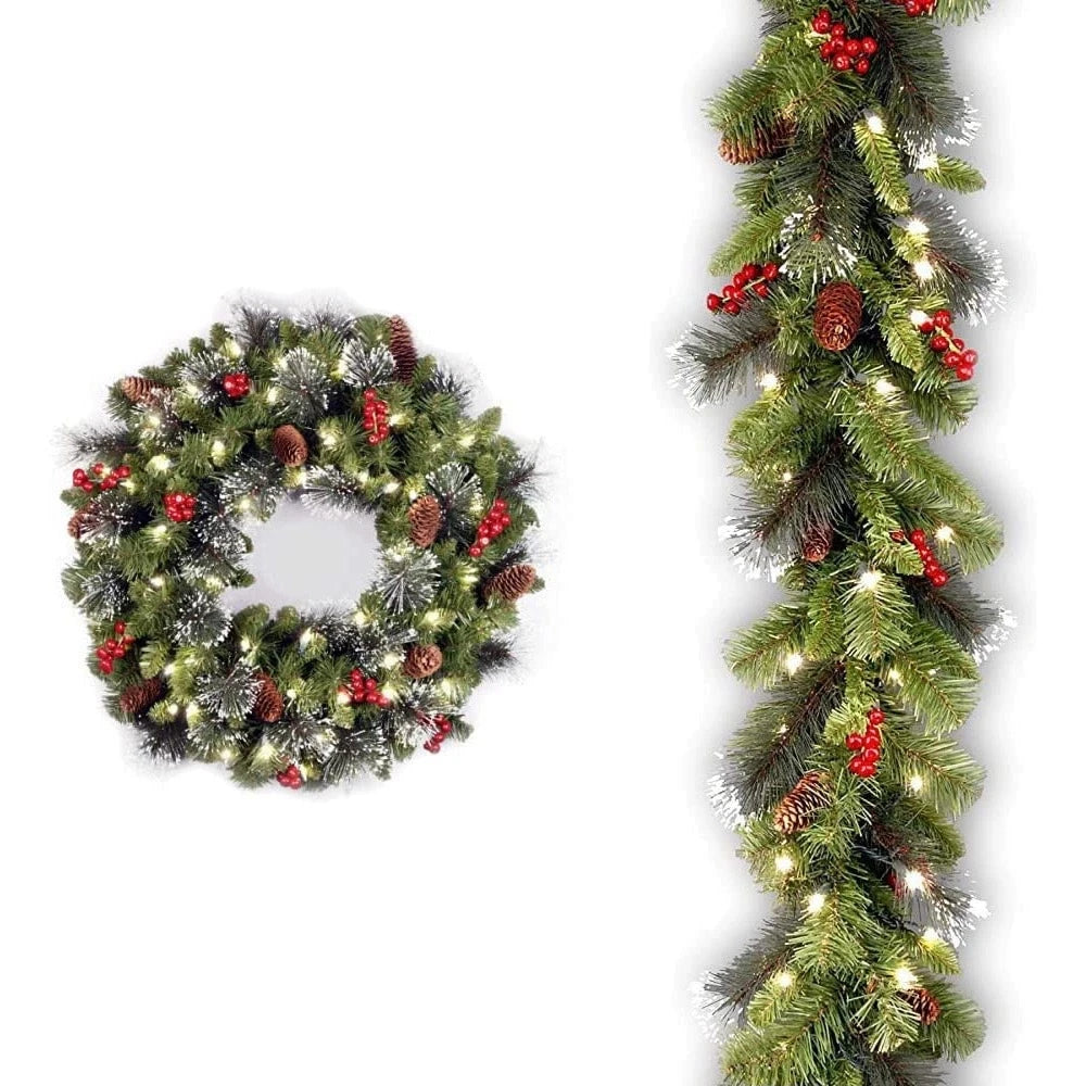 Red Berry Pinecone Wreath