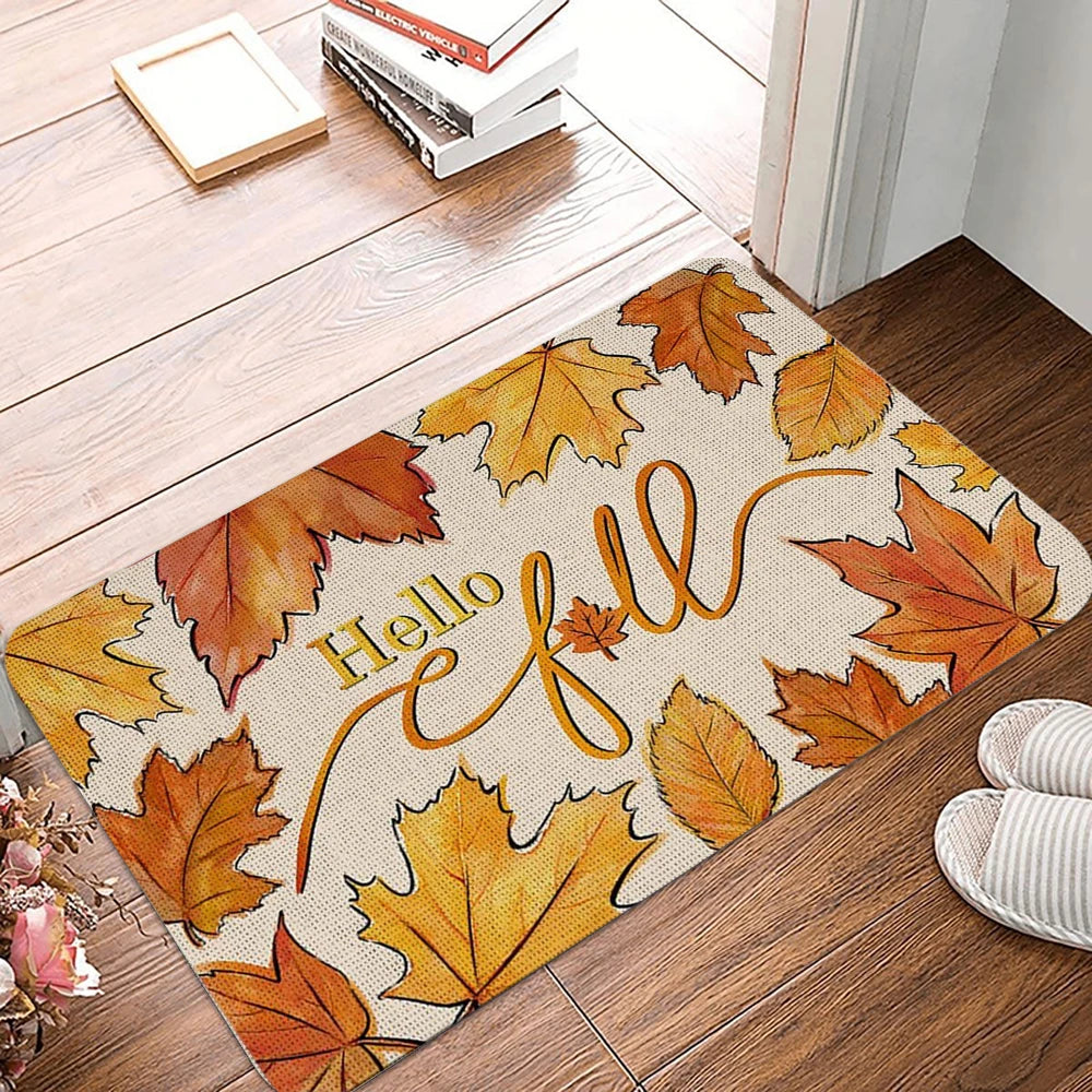 Fall Pattern Welcome Doormat