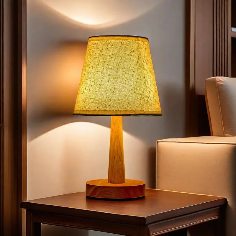 Retro Japanese Bedside Lamp
