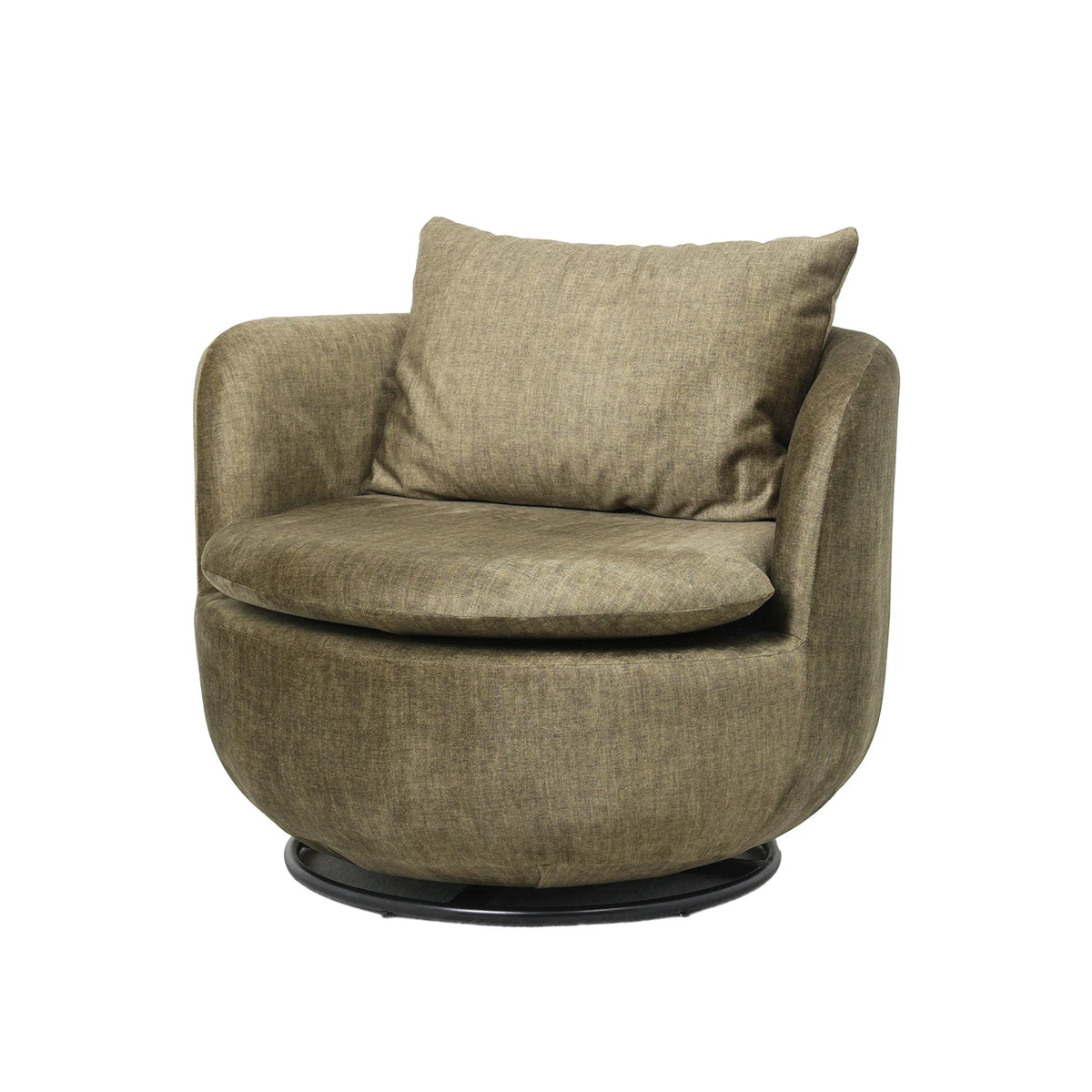 Upholstered Swivel Leisure Chair