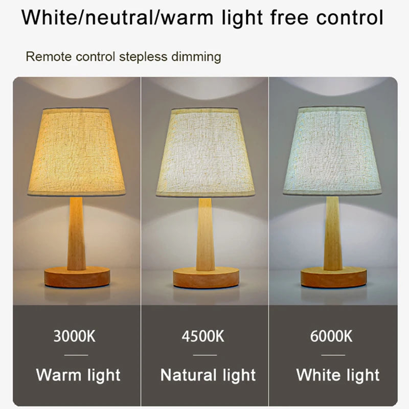 Retro Japanese Bedside Lamp