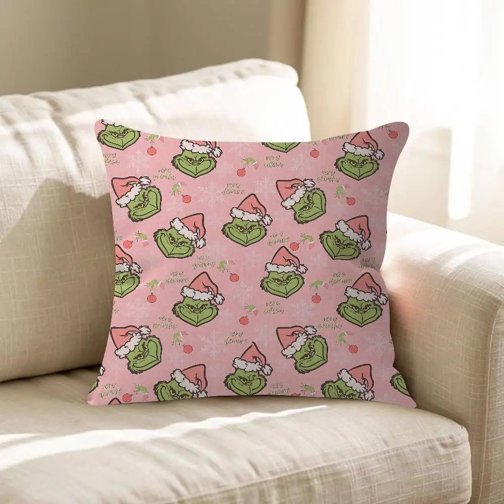 Grinch Christmas Pillow Case