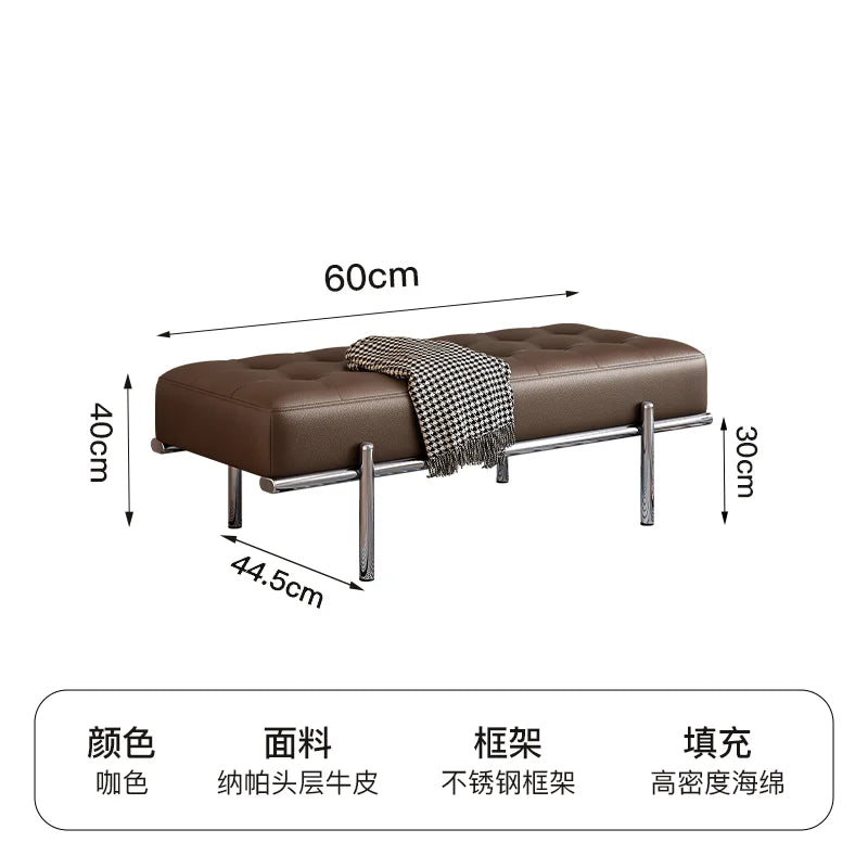 Stainless Steel Shoe Bench
