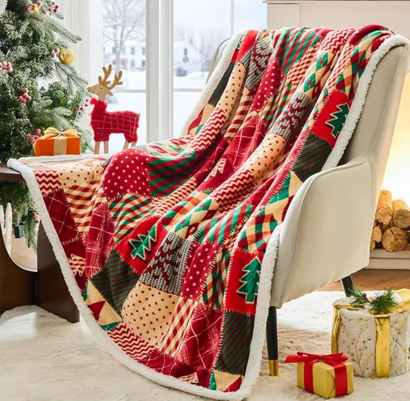 Lightweight Chic Christmas Throw