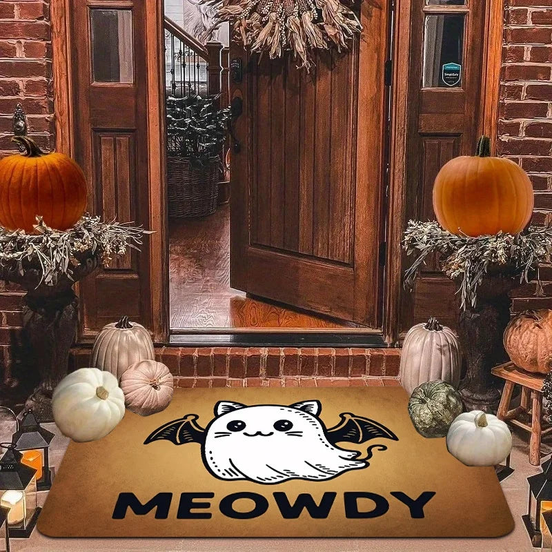 Harvest Pumpkin Welcome Mat
