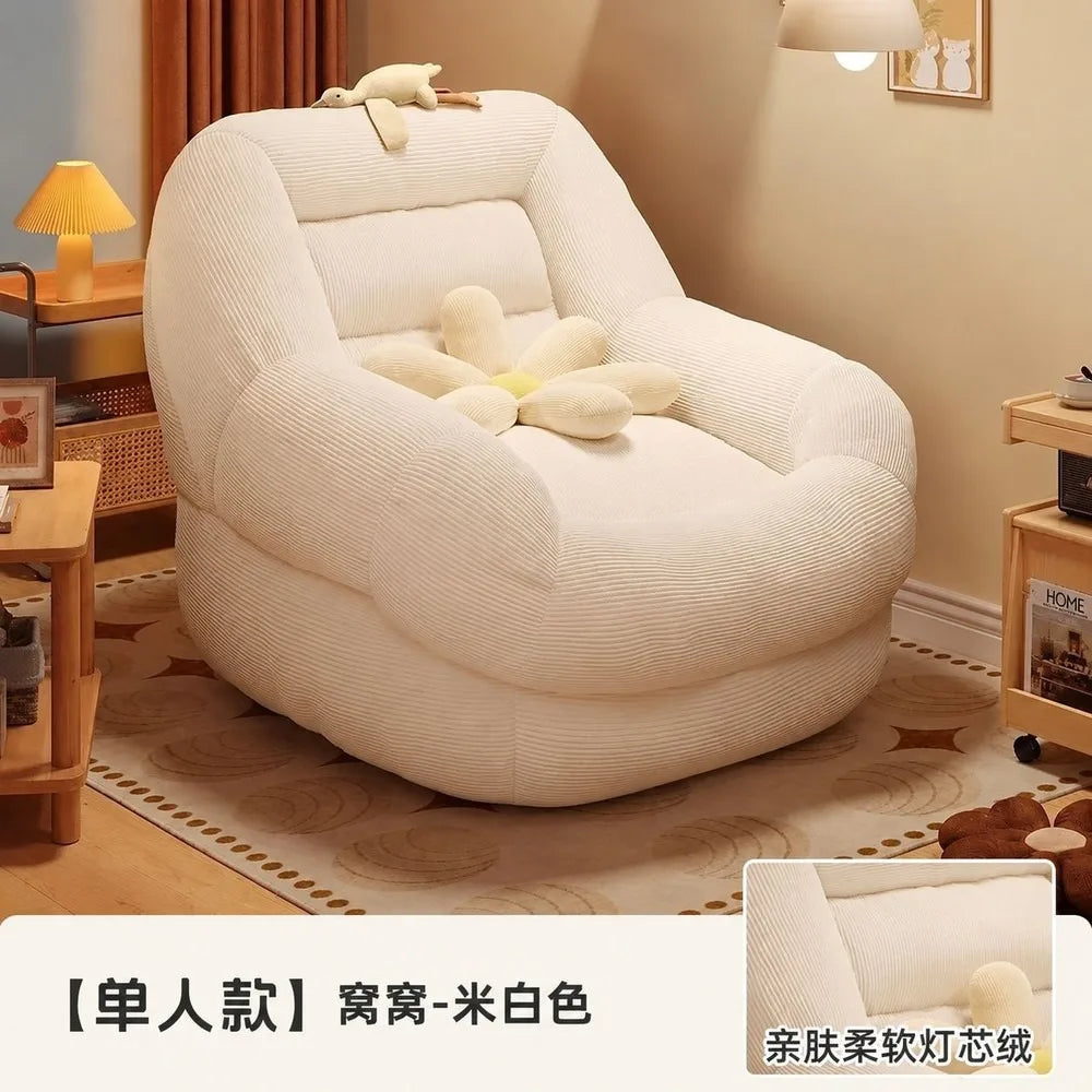 Folding Bean Bag Floor Seat