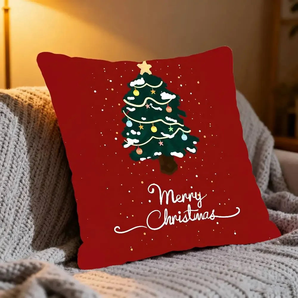 Elegant Rectangle Christmas Pillowcase