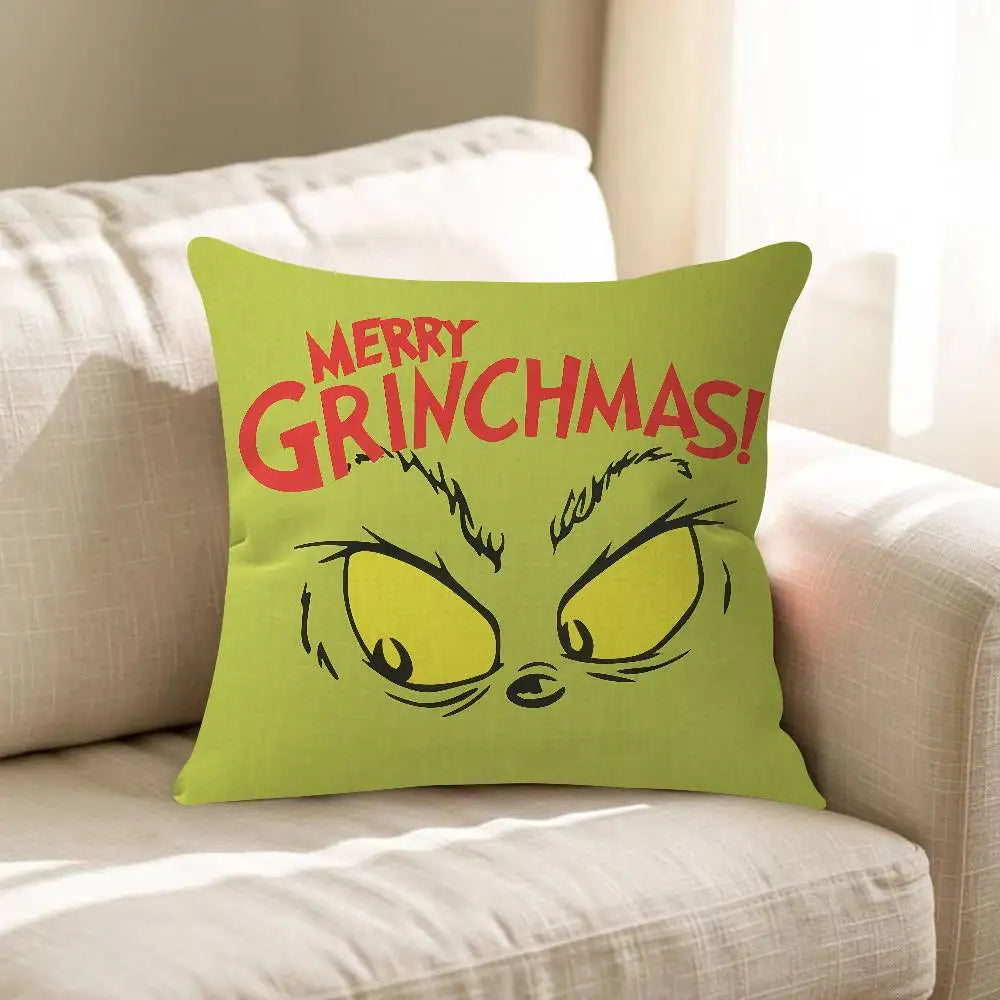 Grinch Christmas Pillow Case