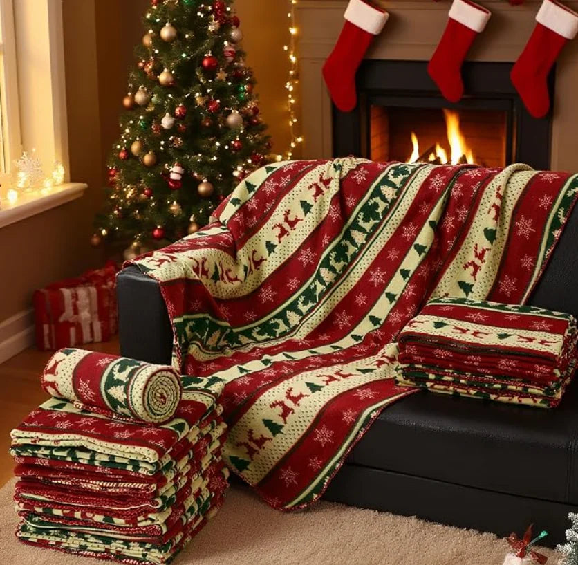 Lightweight Chic Christmas Throw