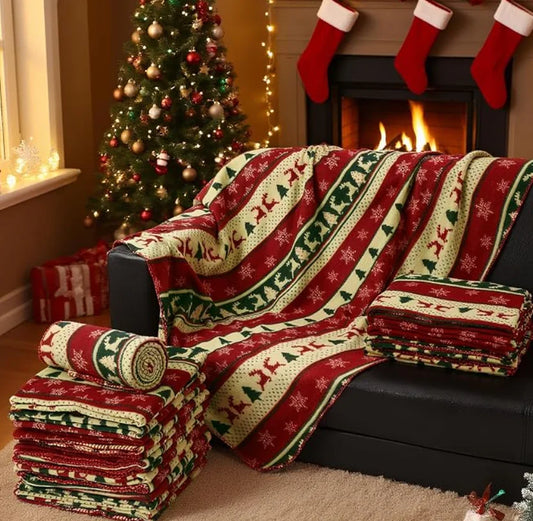 Lightweight Chic Christmas Throw