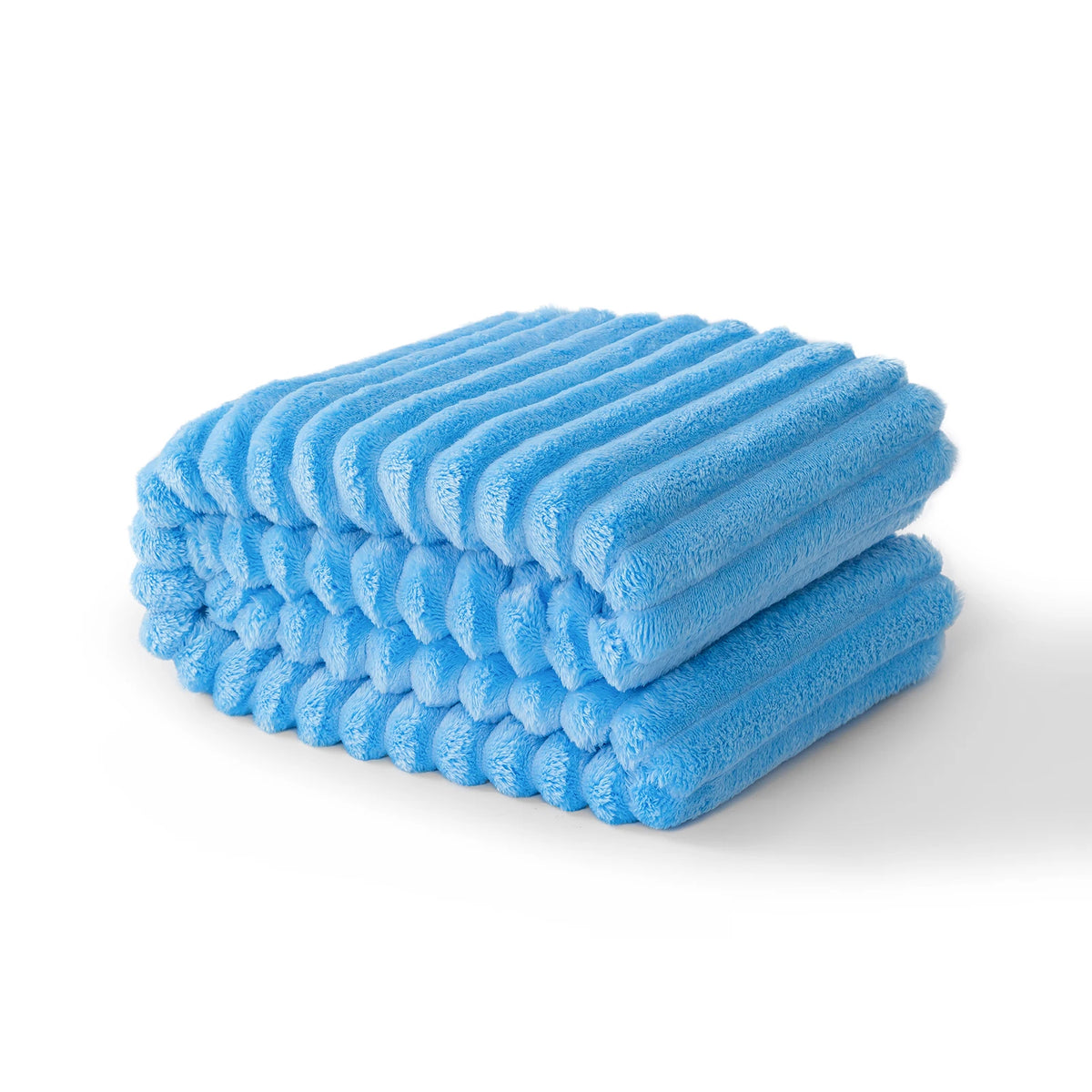 Striped Flannel Cover Blanket