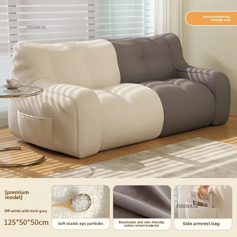 Adjustable Double Recliner Sofa