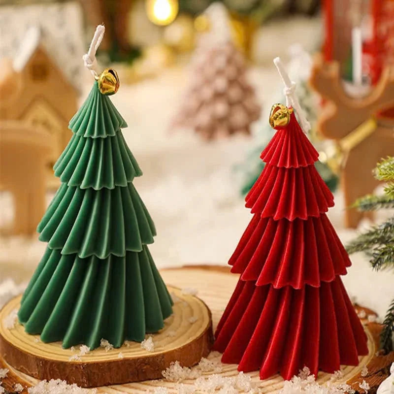 Handmade Christmas Tree Candle