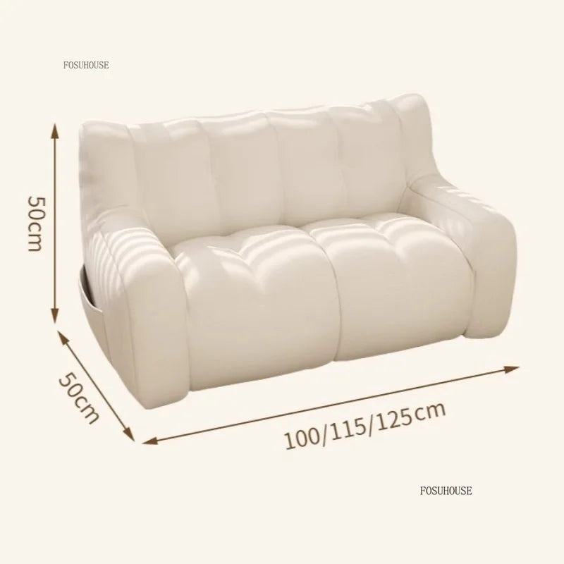 Adjustable Double Recliner Sofa