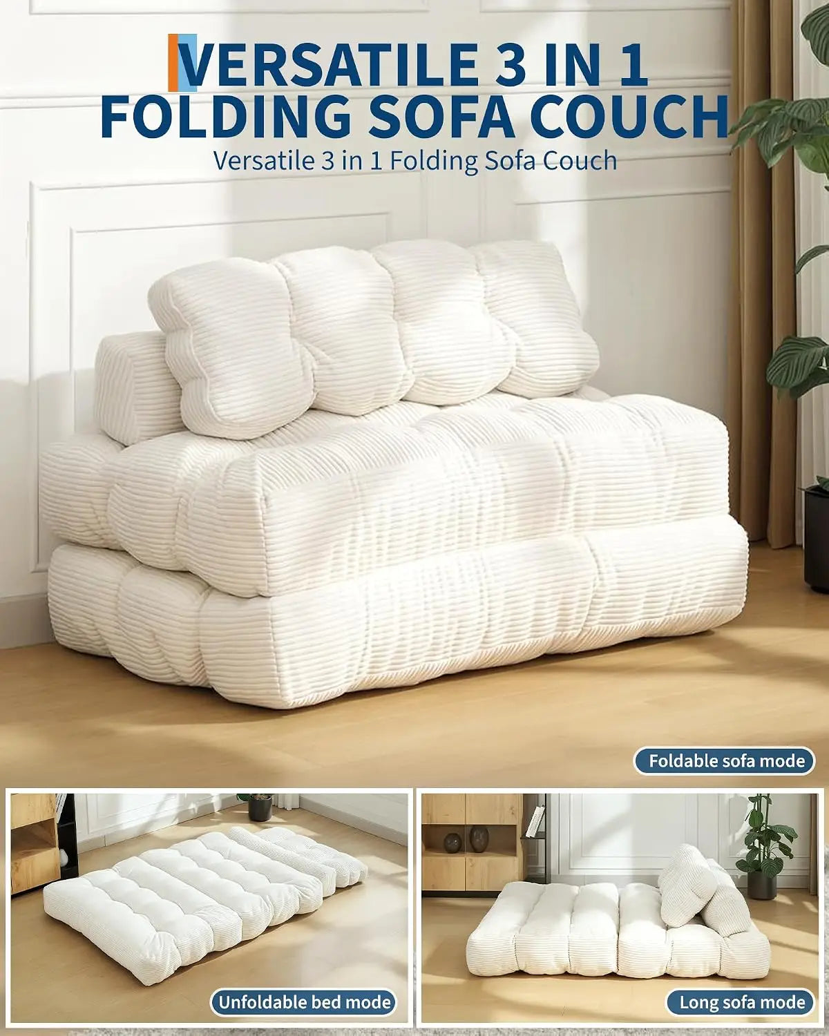Convertible Folding Floor Sofa