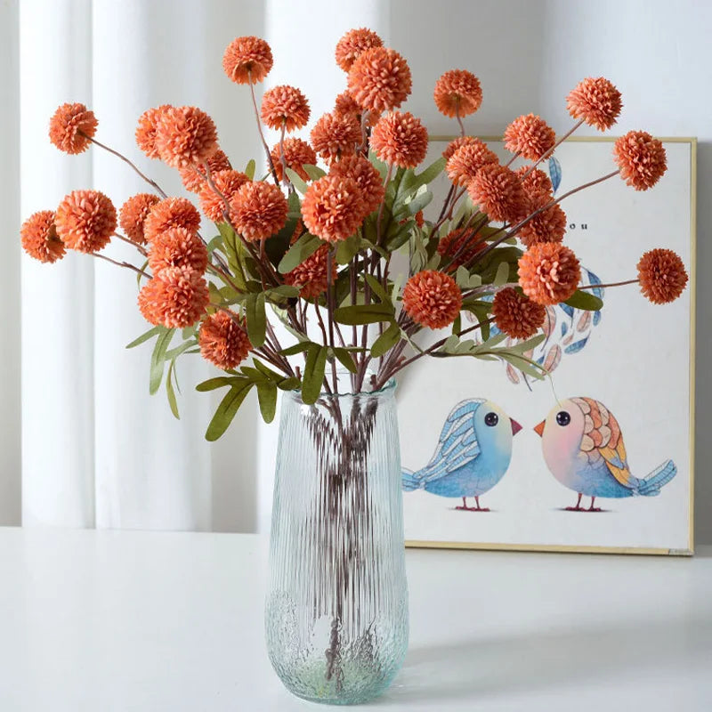 Faux Kiku Flower Bouquet