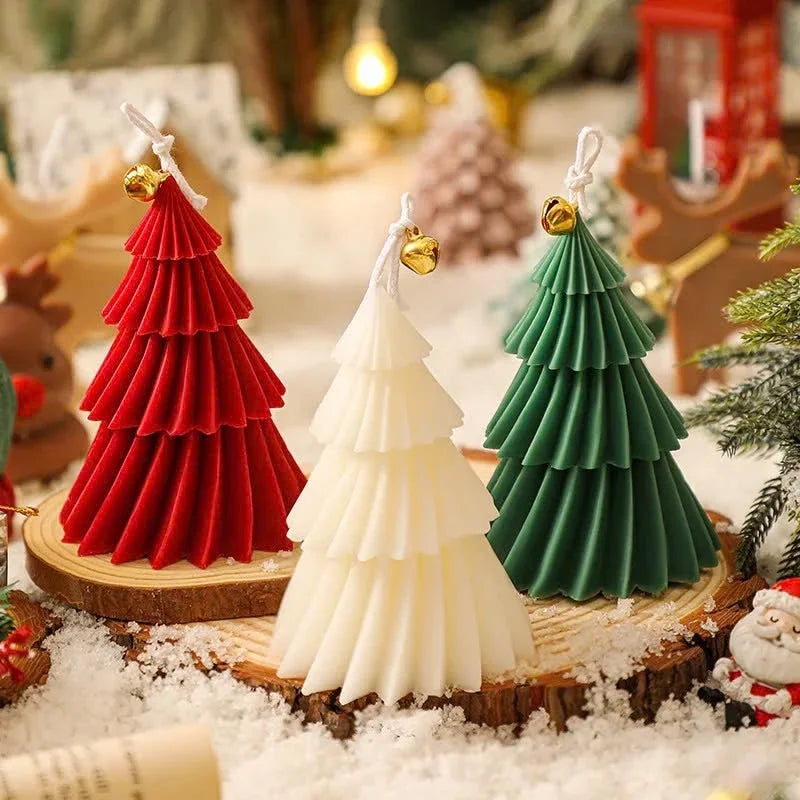 Handmade Christmas Tree Candle