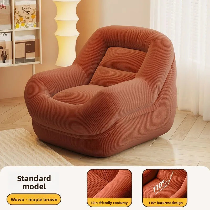 Corduroy Segmented Bean Bag Chair