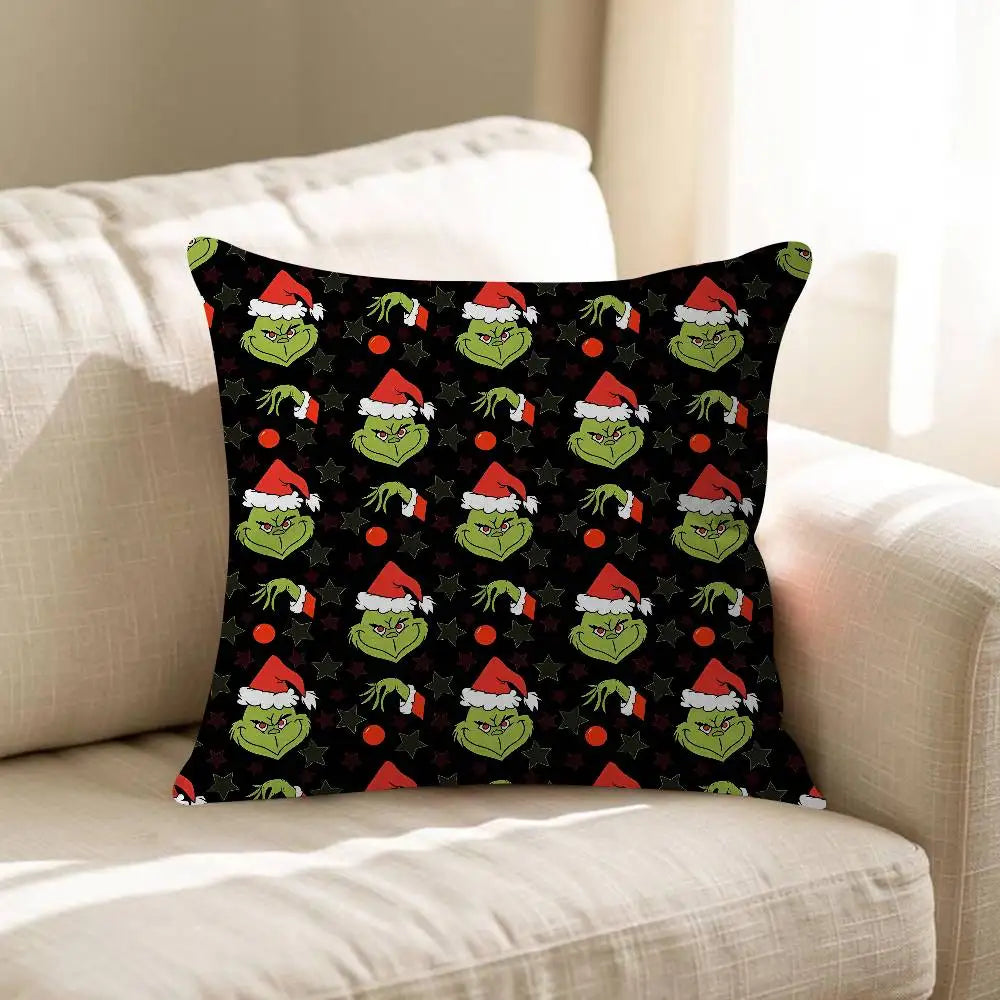 Grinch Christmas Pillow Case