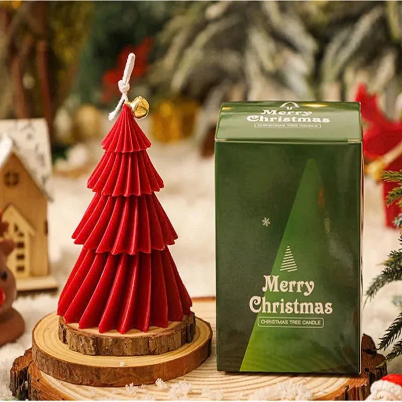 Handmade Christmas Tree Candle