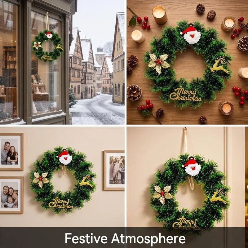 Plastic Red Berry Wreath