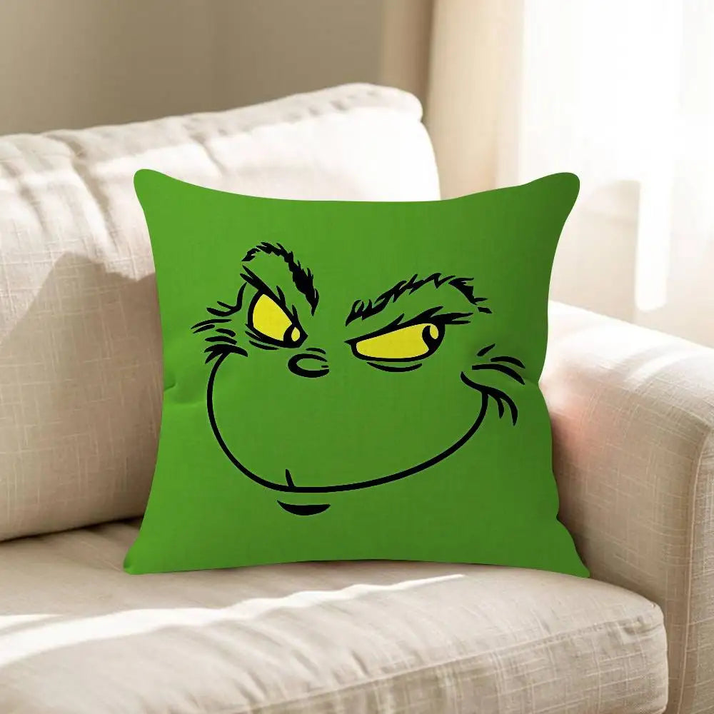 Grinch Christmas Pillow Case