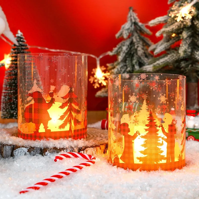 Frosted PVC Candle Covers