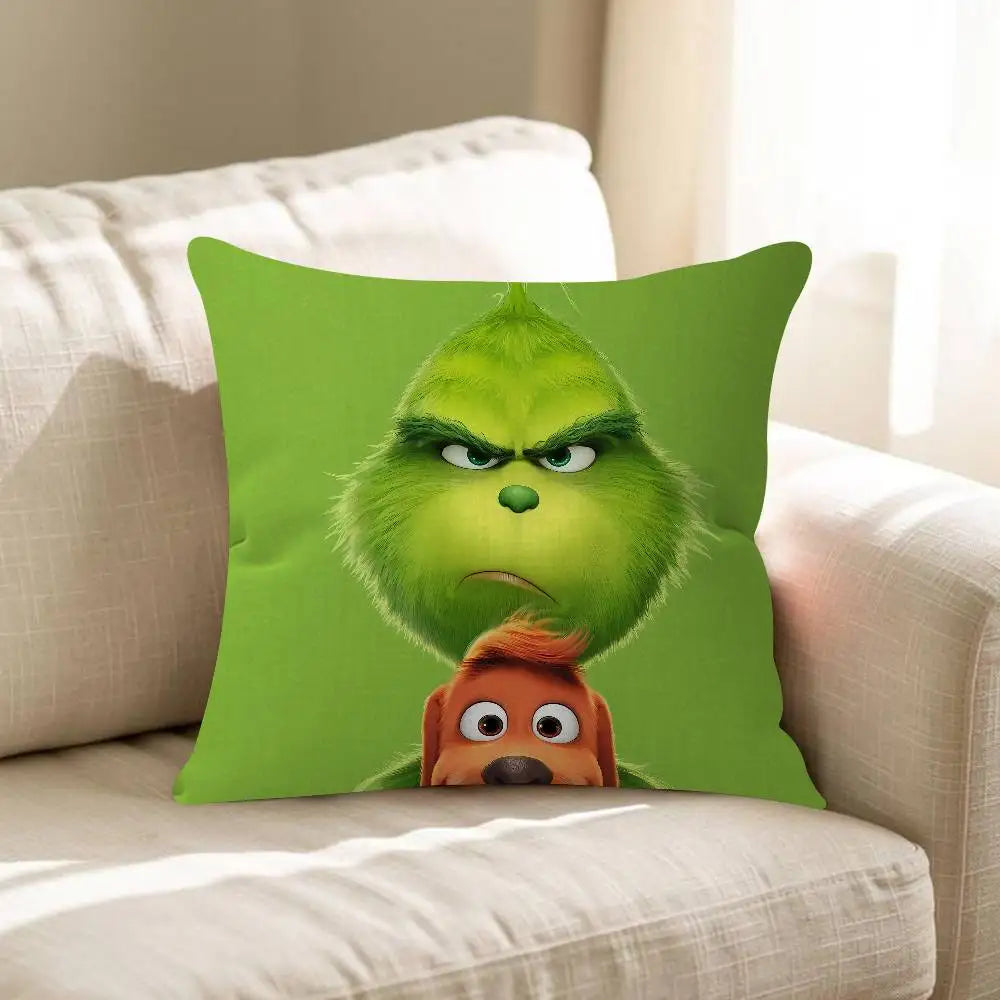 Grinch Christmas Pillow Case