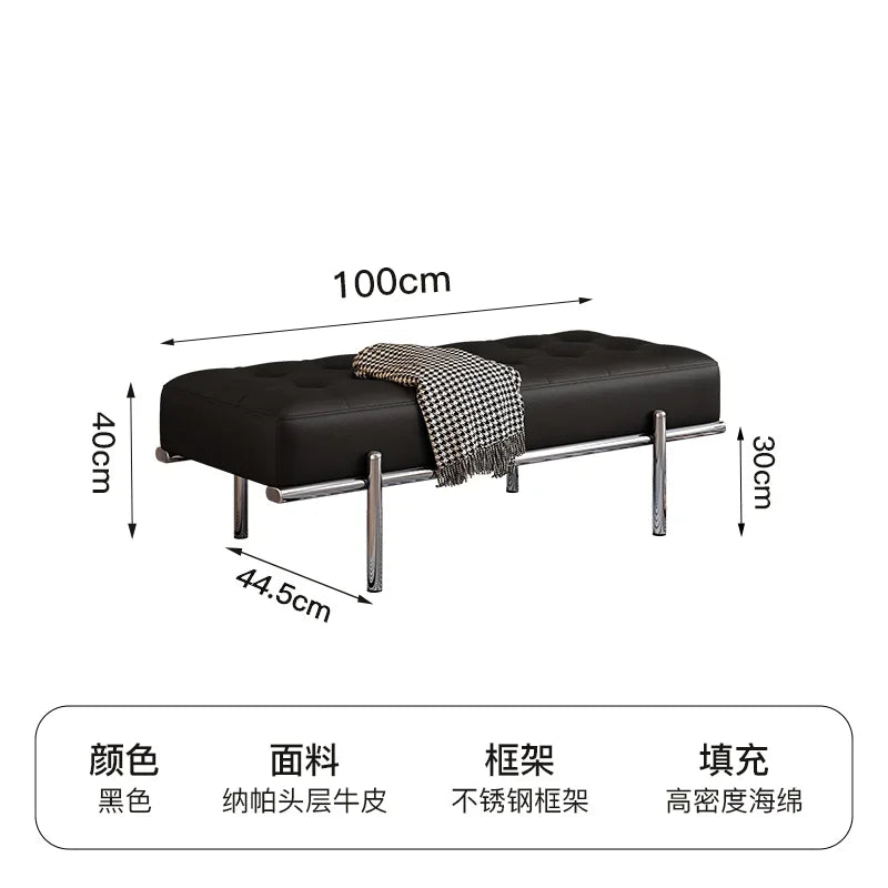Stainless Steel Shoe Bench