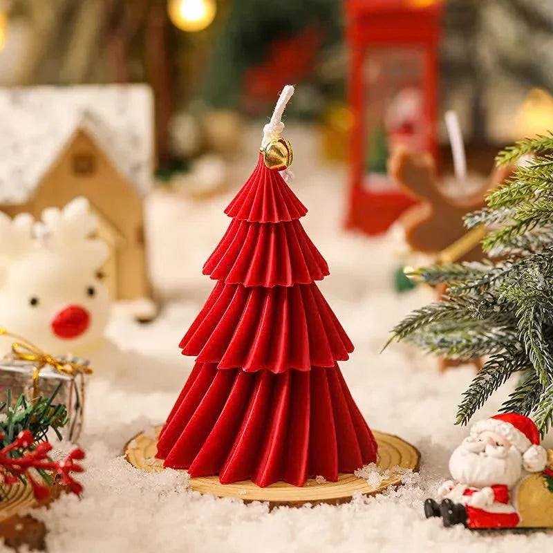 Handmade Christmas Tree Candle