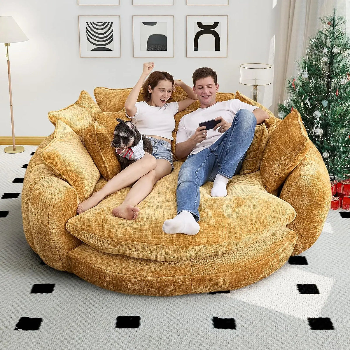 Deep Seat Cloud Chaise Sofa