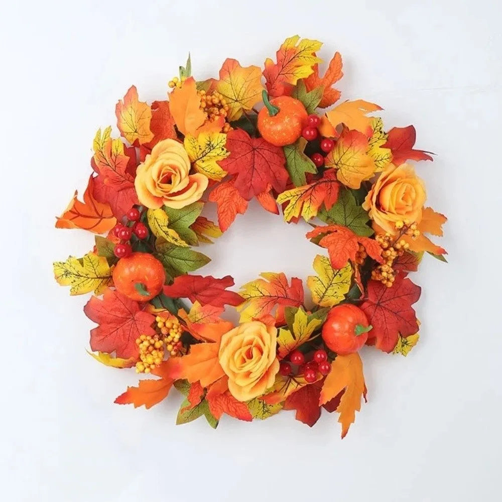 Rustic Sunflower Pumpkin Wreath