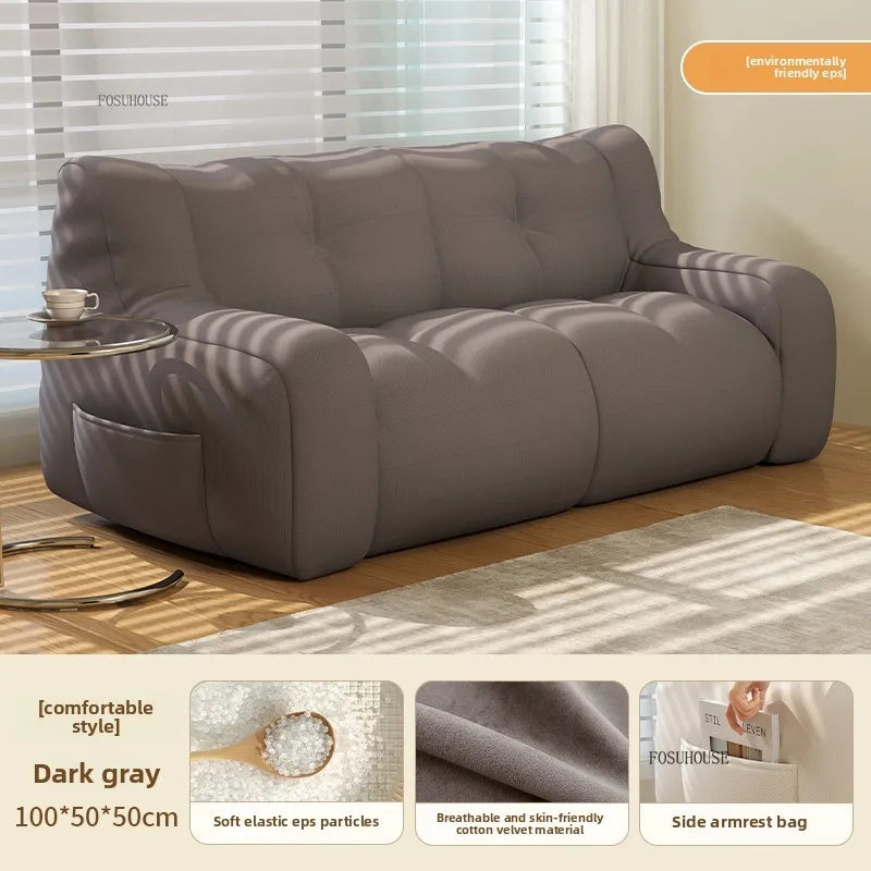 Adjustable Double Recliner Sofa