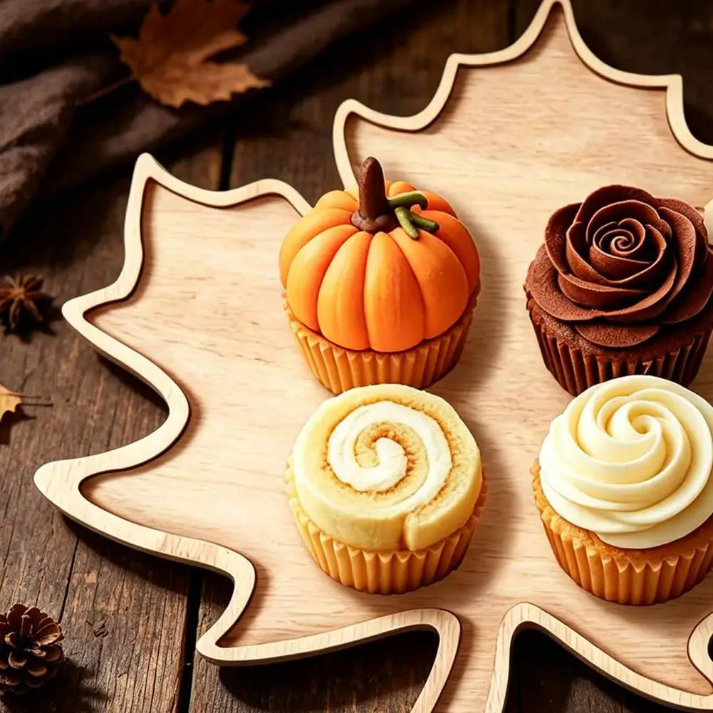 Wooden Thanksgiving Snack Platter