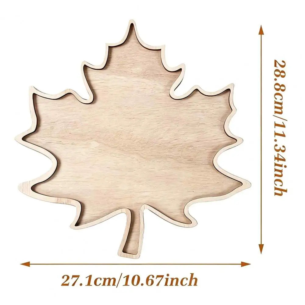 Wooden Thanksgiving Snack Platter