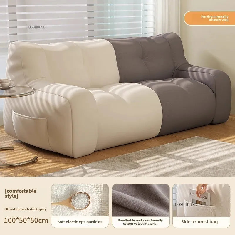 Adjustable Double Recliner Sofa