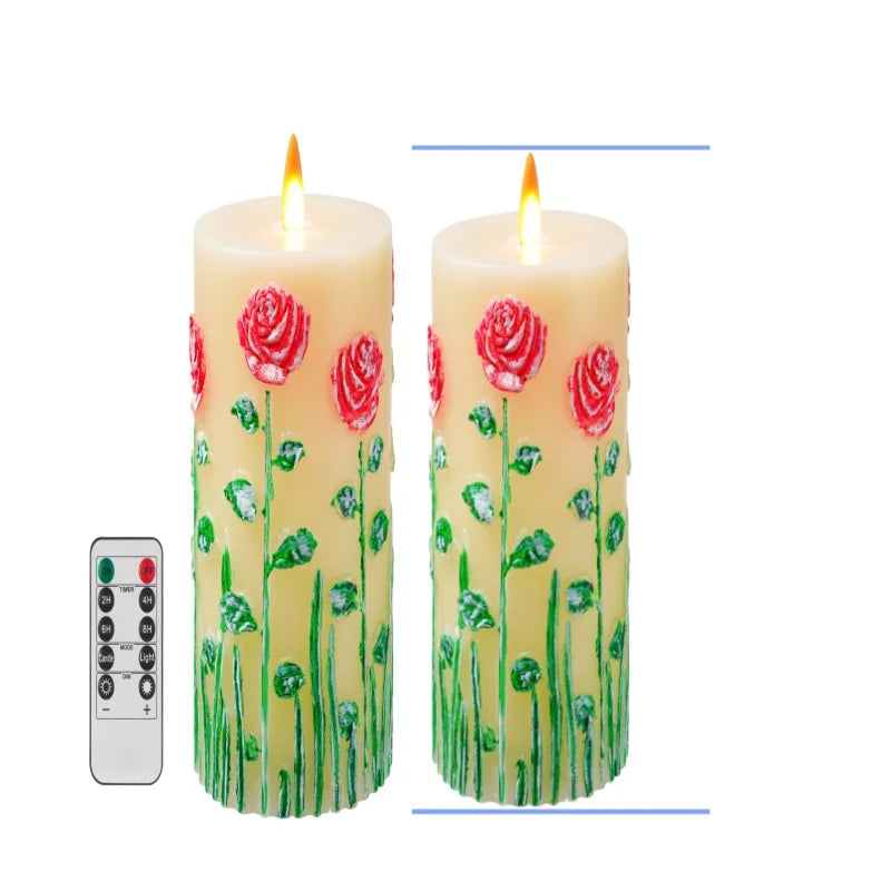 LED Paraffin Flicker Candles