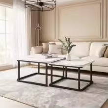 Square Fluted Nesting Tables