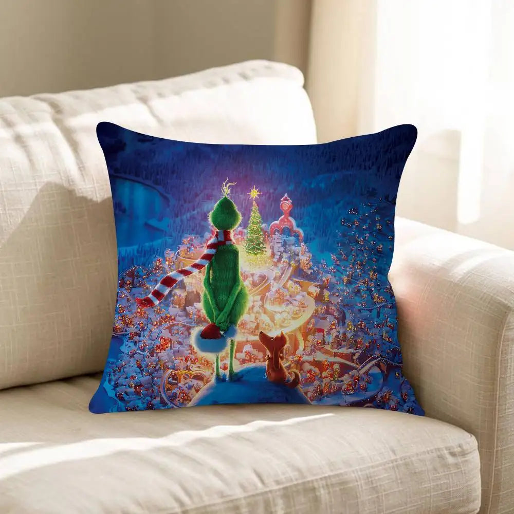 Grinch Christmas Pillow Case