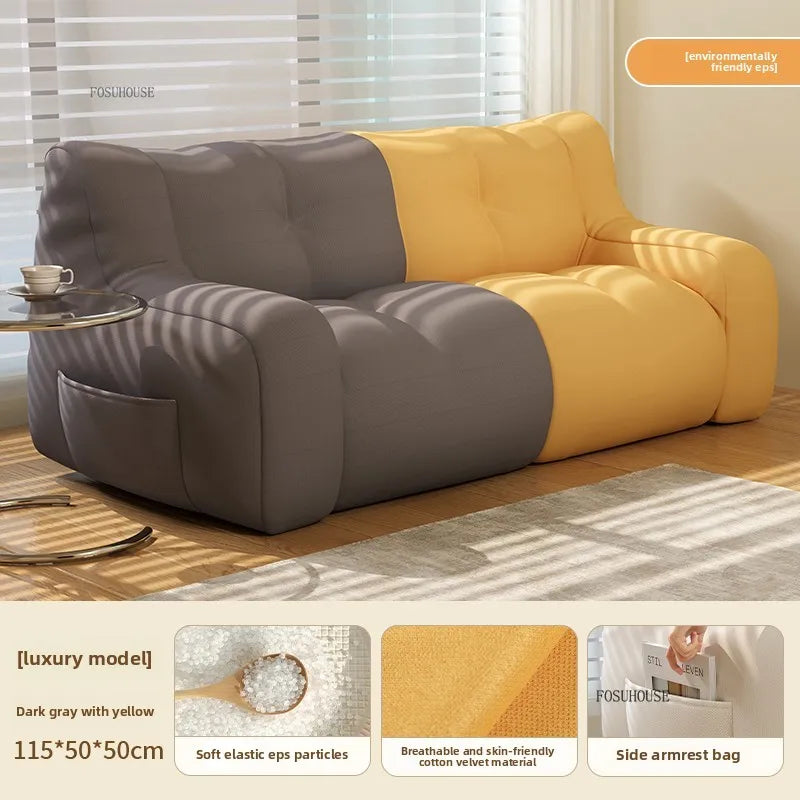 Adjustable Double Recliner Sofa