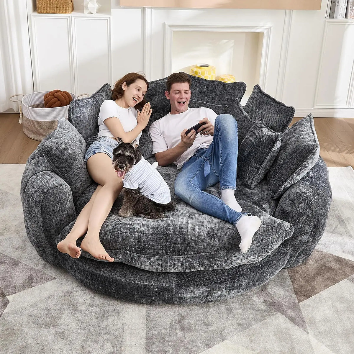 Deep Seat Cloud Chaise Sofa