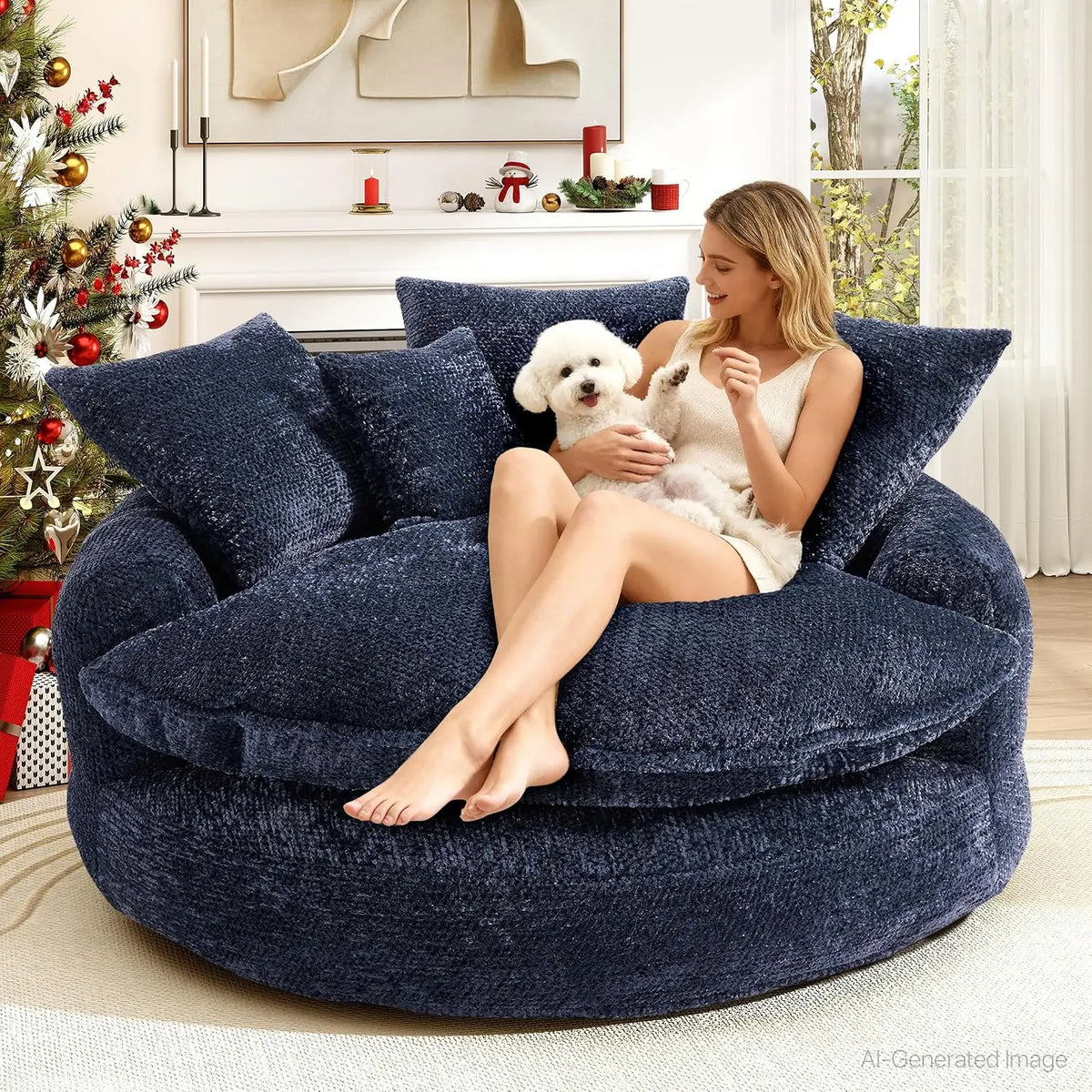 Deep Seat Cloud Chaise Sofa