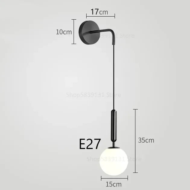 Nordic Luxury Glass Wall Sconce