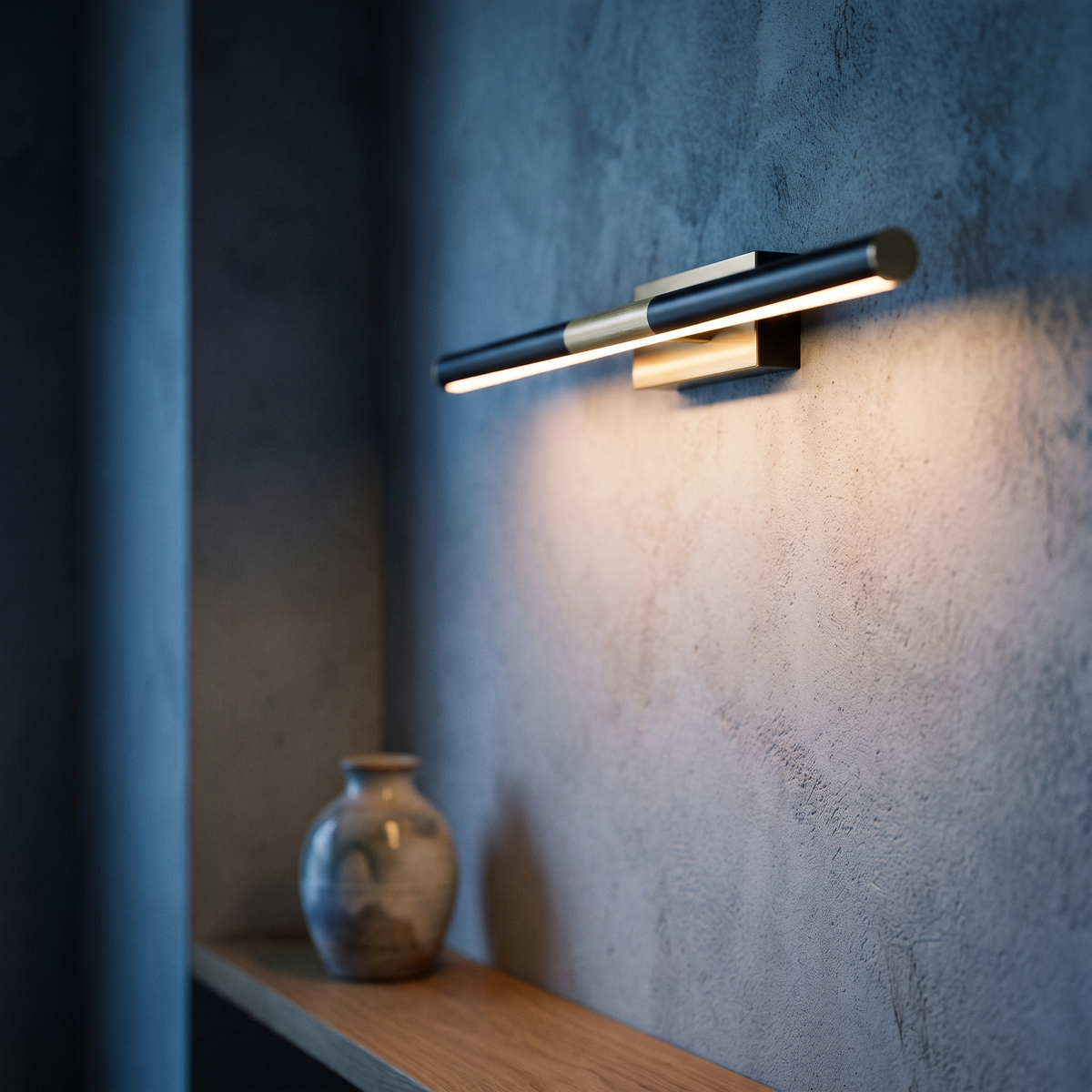 Minimalist LED strip wall lamp