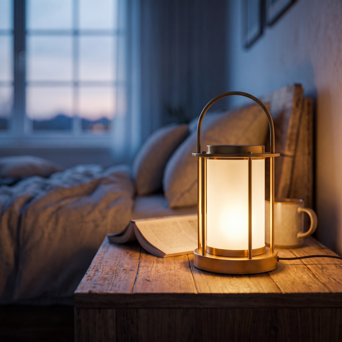 LED Lantern Table Lamp lifestyle