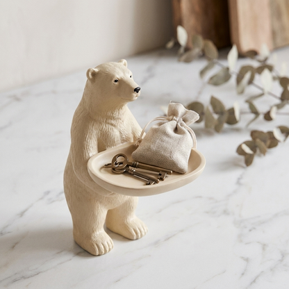 Polar Bear Resin Key Tray lifestyle