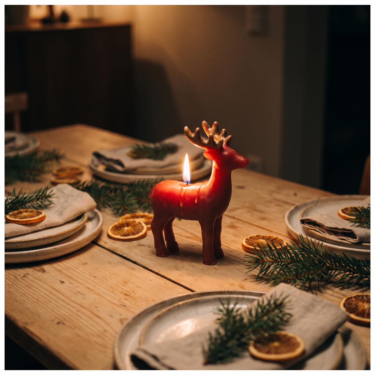 Red Deer Scented Candle lifestyle